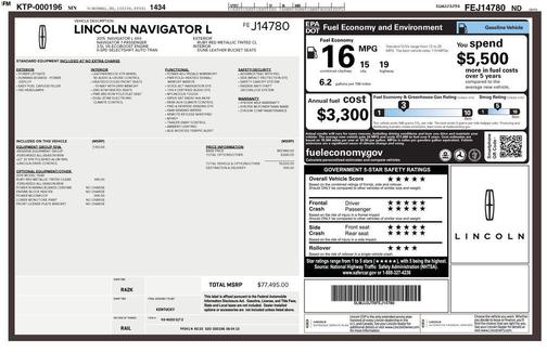 2015 Lincoln Navigator L