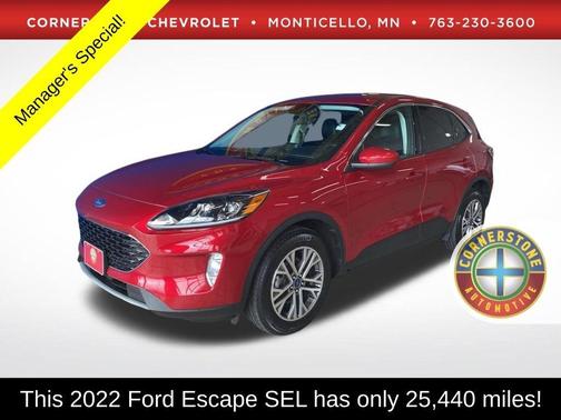 Red 2022 Ford Escape SEL
