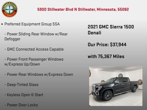 Black 2021 GMC Sierra 1500 Denali