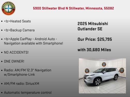 2025 Mitsubishi Outlander SE