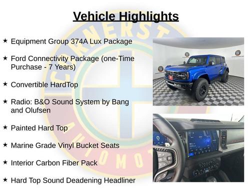 Blue 2026 Ford Bronco Raptor
