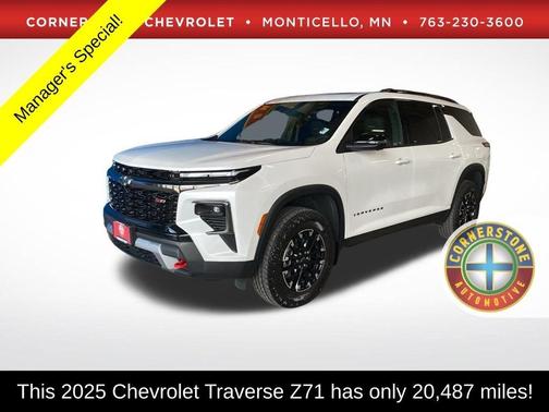 Beige 2025 Chevrolet Traverse Z71