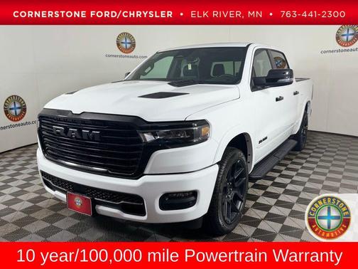 Bright White Clearcoat 2026 RAM 1500 Laramie