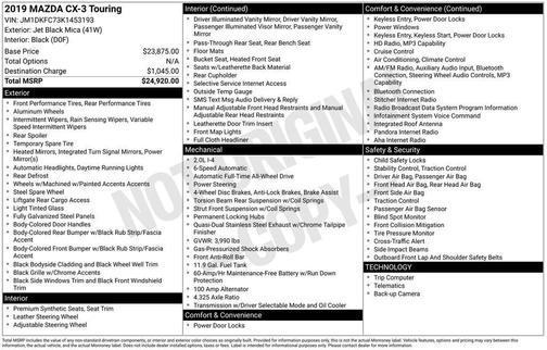 2019 Mazda CX-3 Touring