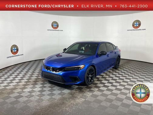 Blue 2024 Honda Civic Si Base Sedan