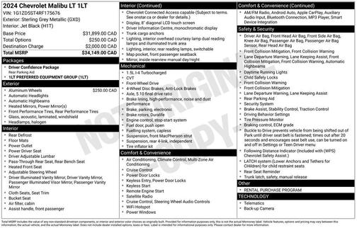 2024 Chevrolet Malibu LT