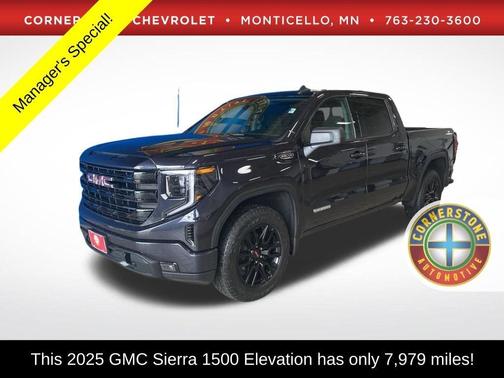 Silver 2025 GMC Sierra 1500 Elevation