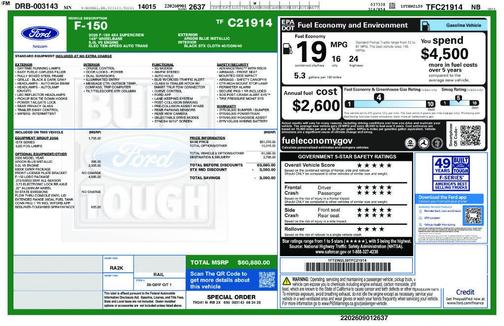Blue 2026 Ford F-150 STX
