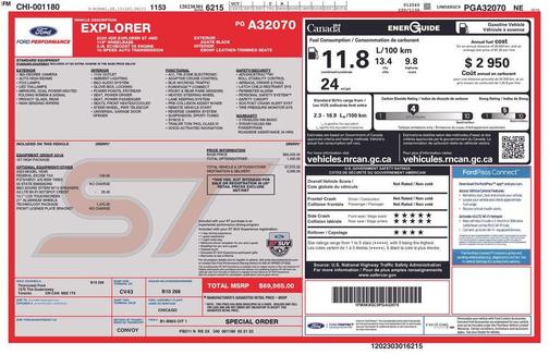 Black 2023 Ford Explorer ST