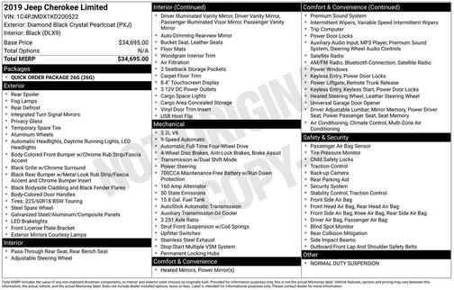 2019 Jeep Cherokee Limited