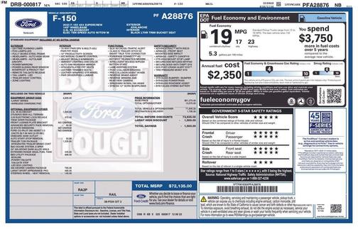 White 2023 Ford F-150 Lariat