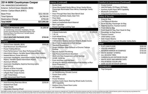 2014 MINI Countryman Cooper