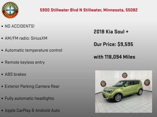 Green 2018 Kia Soul +