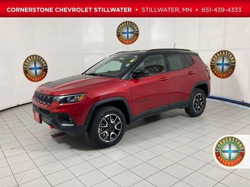 Red 2025 Jeep Compass Trailhawk