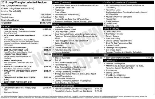 2019 Jeep Wrangler Unlimited Rubicon
