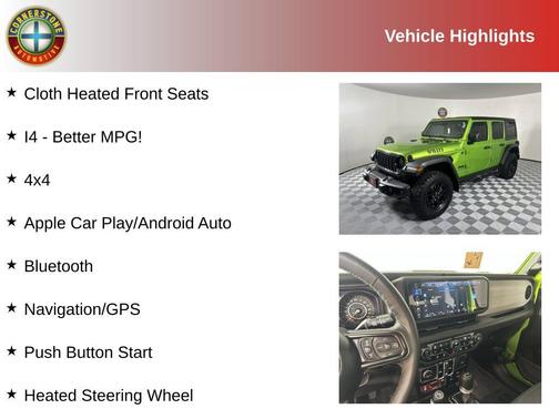 Green 2025 Jeep Wrangler Sport