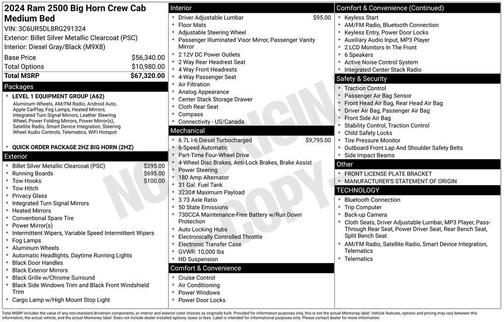 2024 RAM 2500 Big Horn