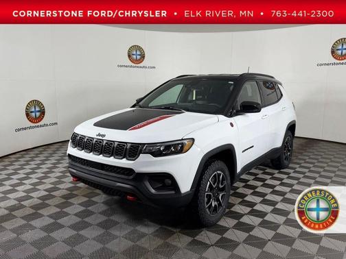 White 2025 Jeep Compass Trailhawk