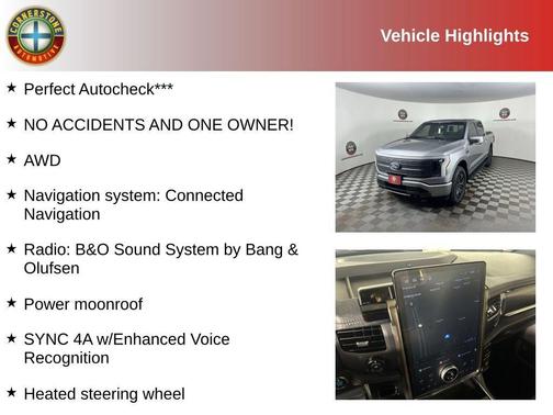 Silver 2025 Ford F-150 Lightning LARIAT