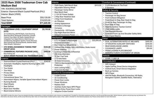 2025 RAM 3500 Tradesman