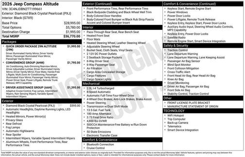 2026 Jeep Compass Latitude