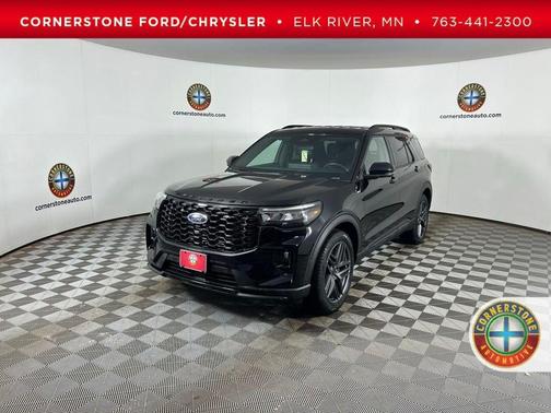 Black 2025 Ford Explorer ST-Line
