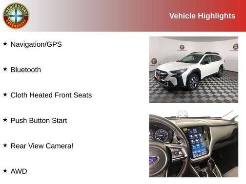 Crystal White Pearl 2023 Subaru Outback Premium