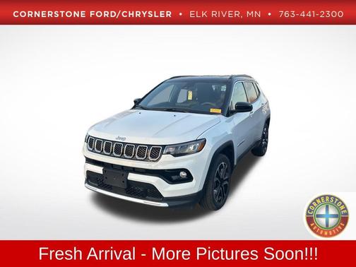 Bright White Clearcoat 2024 Jeep Compass Limited