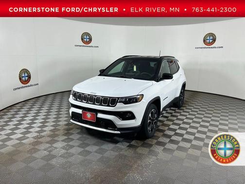 Bright White Clearcoat 2024 Jeep Compass Limited