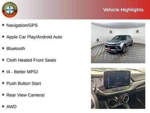 Sterling Gray Metallic 2025 Chevrolet Blazer LT