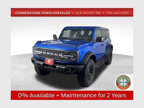 Blue 2026 Ford Bronco Badlands