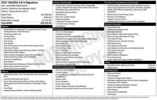 2021 Mazda CX-5 Signature