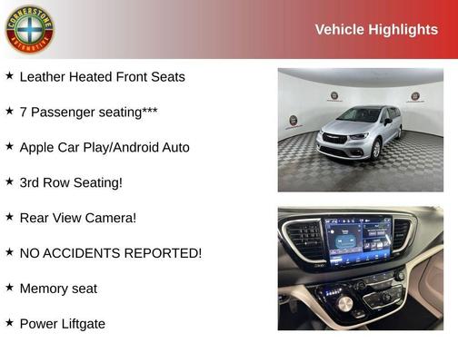 Silver 2024 Chrysler Pacifica Touring-L