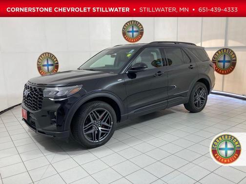 Black 2025 Ford Explorer ST-Line