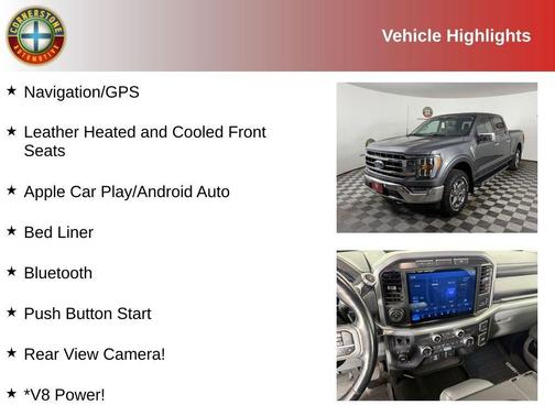 Gray 2021 Ford F-150 Lariat
