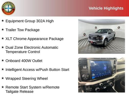 Silver 2023 Ford F-150 XLT