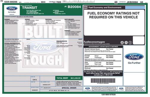 2018 Ford Transit-250 148 WB Medium Roof Cargo