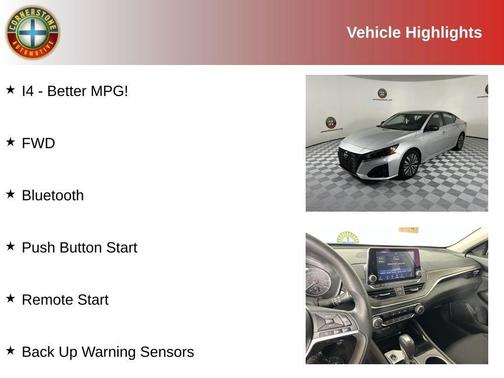 Silver 2024 Nissan Altima 2.5 SV