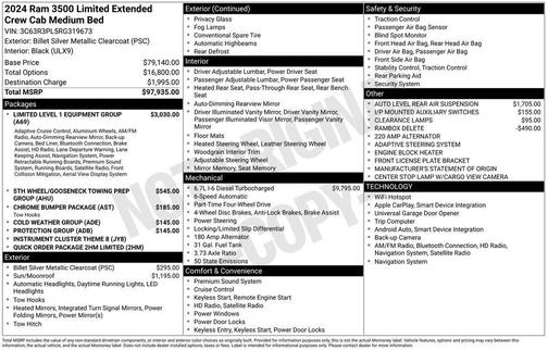 2024 RAM 3500 Limited
