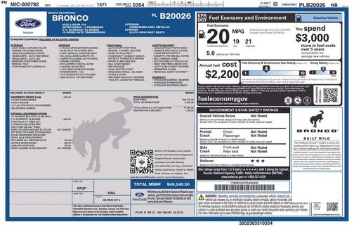 2023 Ford Bronco Black Diamond