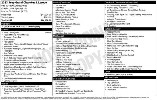 2023 Jeep Grand Cherokee L Laredo