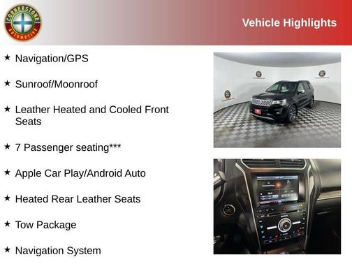 Black 2016 Ford Explorer Platinum