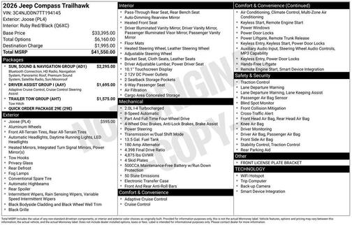 2026 Jeep Compass Trailhawk