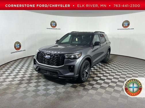 Gray 2025 Ford Explorer ST-Line