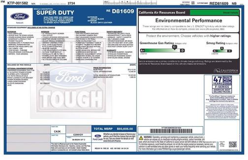 Black 2024 Ford F-350 Platinum