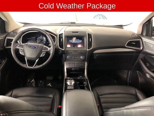 Blue 2019 Ford Edge SEL