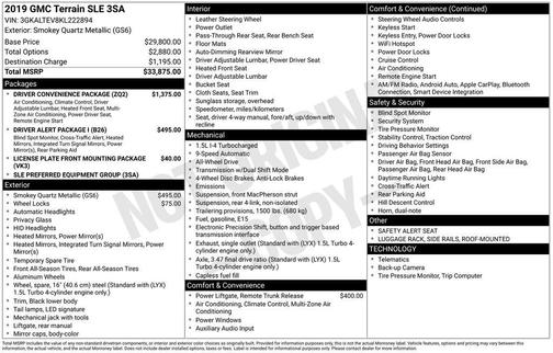 2019 GMC Terrain SLE