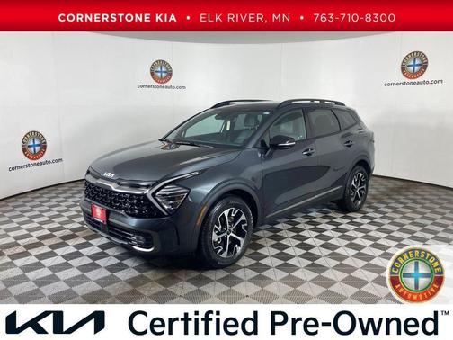 Gray 2023 Kia Sportage X-Pro Prestige