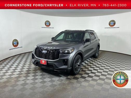 Gray Metallic 2025 Ford Explorer ST-Line
