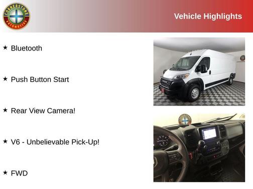 White 2023 RAM ProMaster 2500 High Roof